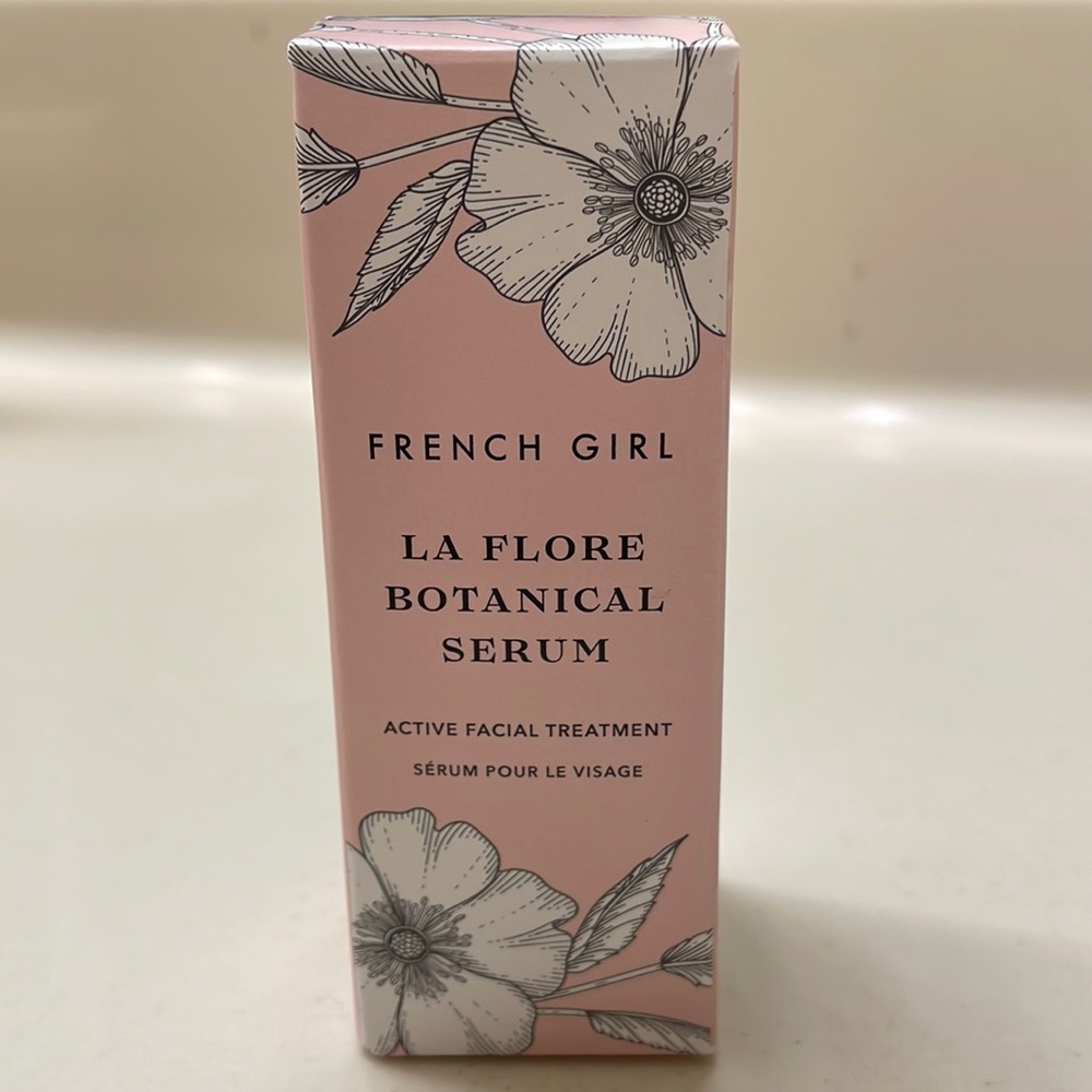 FRENCH GIRL LA FLORE BOTANICAL SERUM active facial treatment 1 oz 30 mL